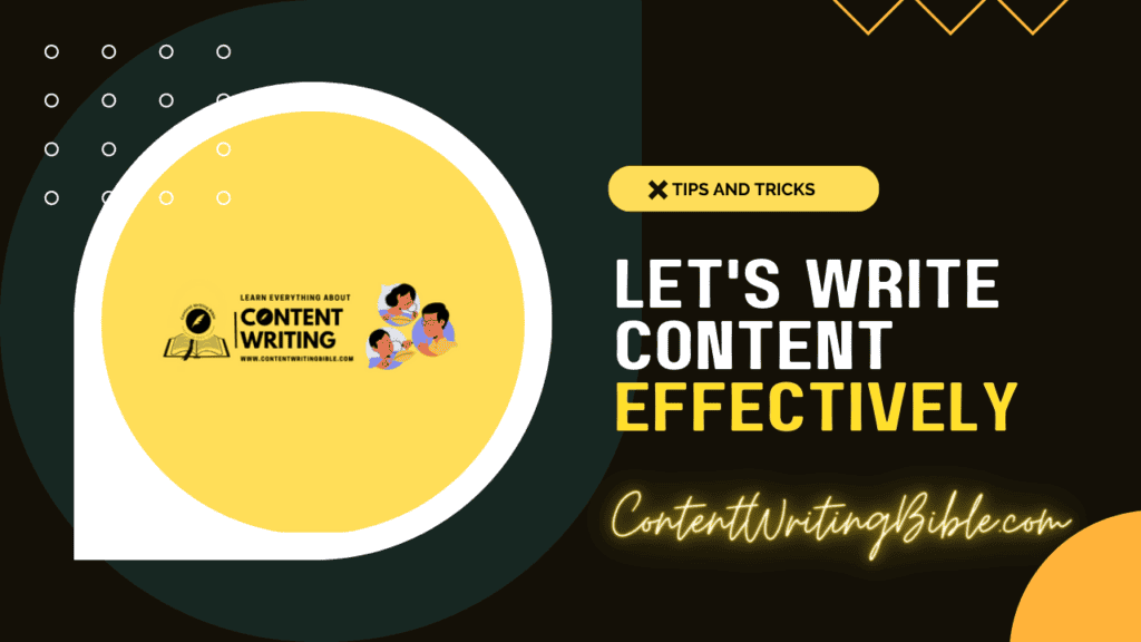 Start writing effectively Content Writing Guide 2023 thumbnail