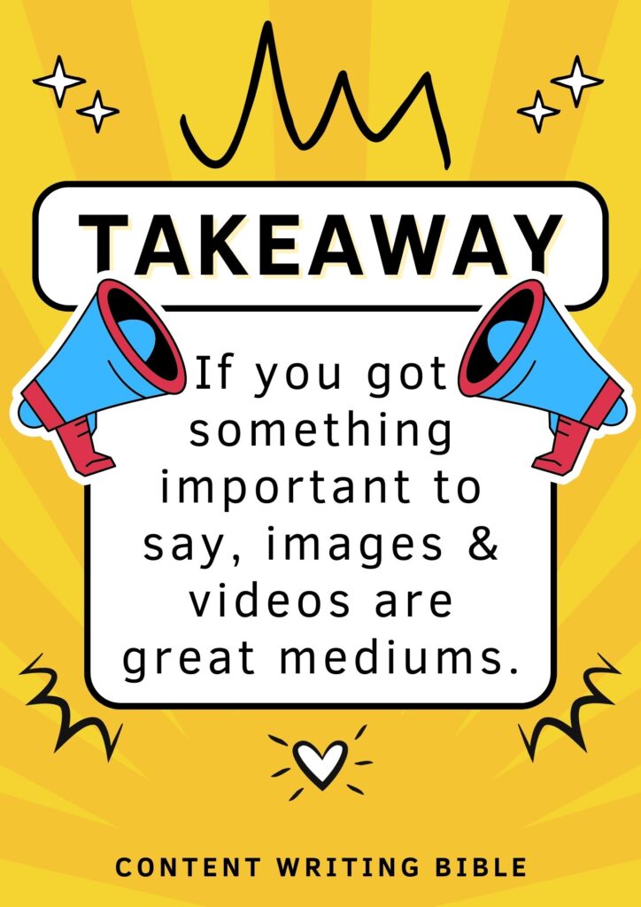 importance of using images in content writing 