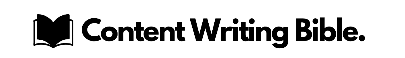 content writing bible logo